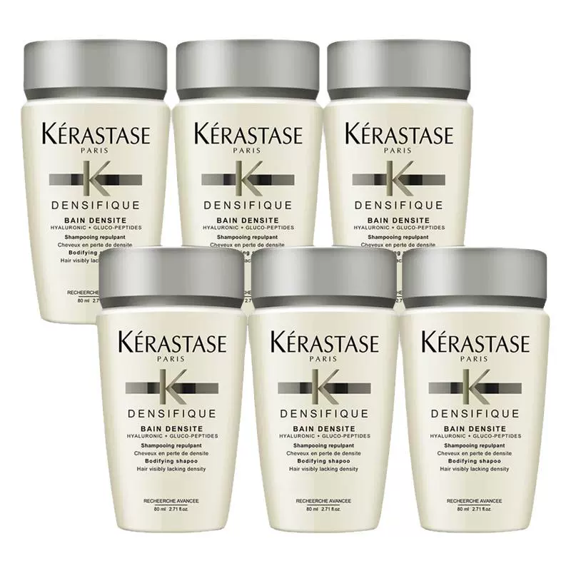 KÉRASTASE 卡诗 白金赋活洗发水80ml*6丰盈蓬松改善细软无硅油洗发露 ￥112