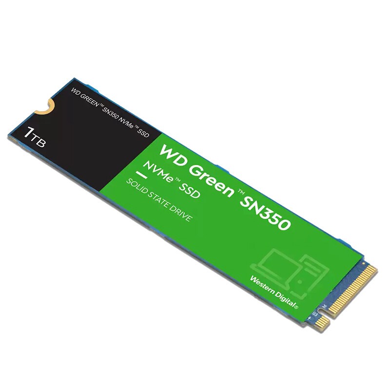 西部数据 SN350 NVMe M.2 固态硬盘 1TB（PCI-E3.0） 325元