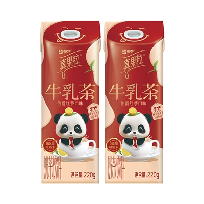 天猫U先、需入会：蒙牛 真果粒伯爵红茶口味/蜜瓜乌龙茶口味 220g*2包 6.9元