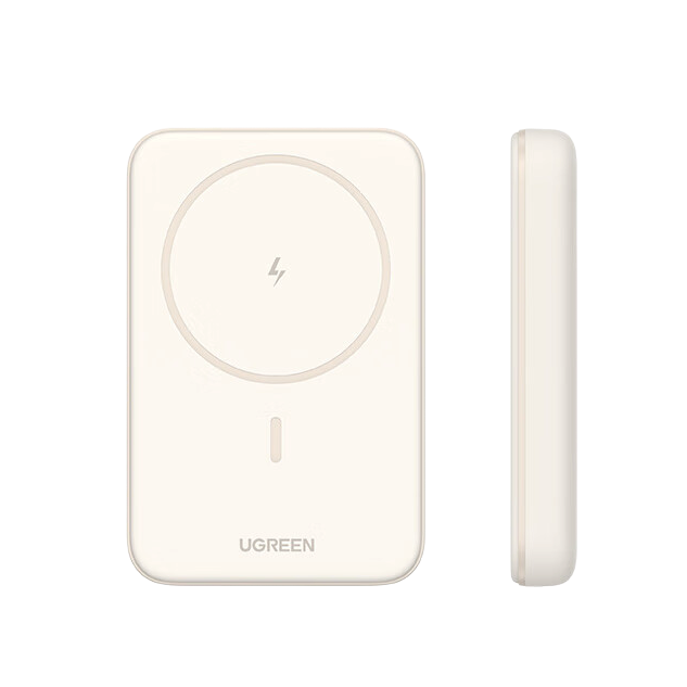 UGREEN 绿联 [3C认证]苹果磁吸无线充电宝支持MagSafe10000毫安时20W快充iPhone15Pro 1