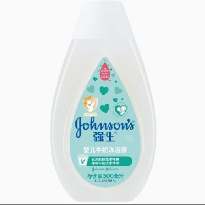 强生 婴儿牛奶沐浴露 300ml 5.21元包邮+124淘金币