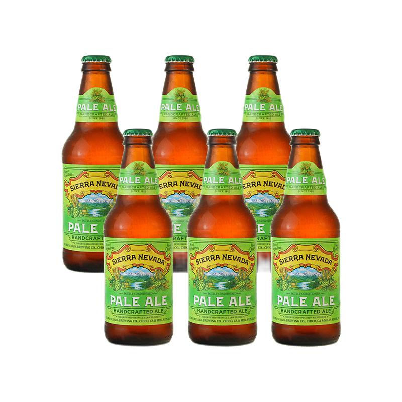 值选：Sierra Nevada 内华达山脉 淡色艾尔啤酒 355ml*6瓶 121元包邮（下单立减）