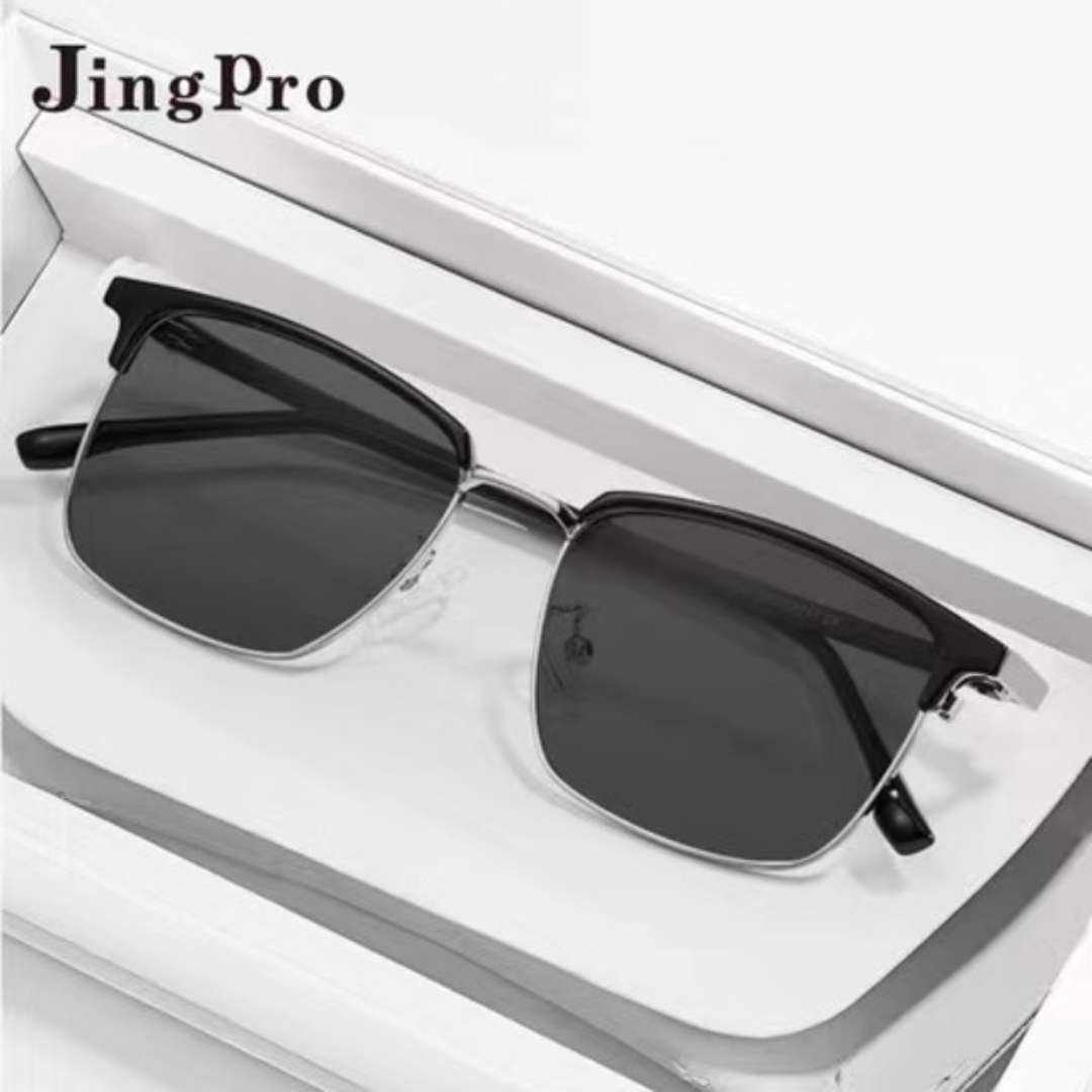 镜邦 JingPro 1.60近视太阳镜（含散光）+时尚GM大框多款可选 123元包邮（需领