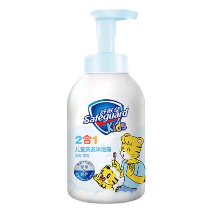 88VIP：Safeguard 舒肤佳 sSafeguard 舒肤佳 温和呵护儿童洗发沐浴露 果香型 500ml 2