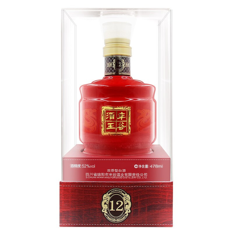 FORGOOD 丰谷 酒王 12 52%vol 浓香型白酒 478ml 单瓶装 439元