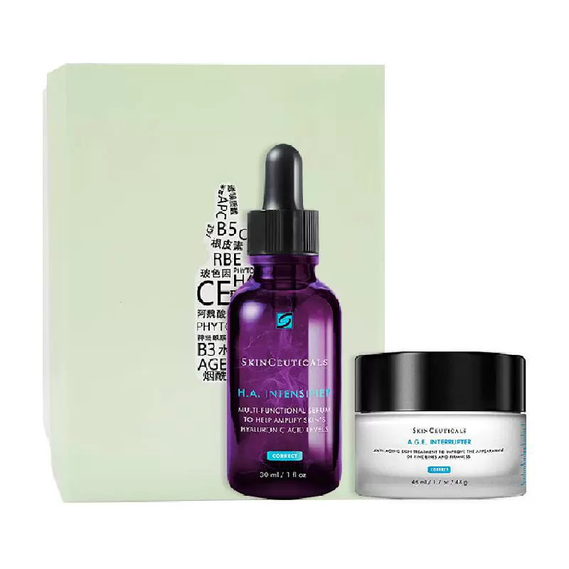 SKINCEUTICALS 修丽可 丰盈紧致套装 紫米30ml+AGE面霜48ml ￥1329.05