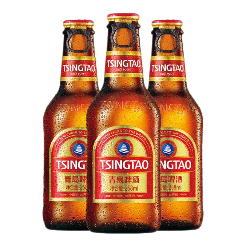 puls会员：青岛啤酒（TsingTao）小棕金11度 258mL*12瓶 59.7元（需首购、领券）