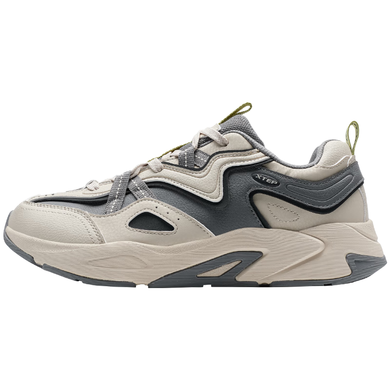 再降价：特步 赤壁3.0休闲鞋男鞋秋冬厚底老爹鞋女运动鞋门店同款976419320007