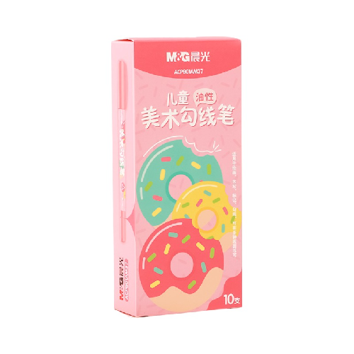 M&G 晨光 ACP901AM37 油性勾线笔 可爱甜甜圈 10支装 9.8元