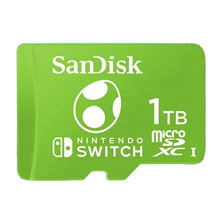 PLUS会员：SanDisk 闪迪 SDSQXAO-1T00-ZNCZN TF存储卡 1TB （U3、4K）Nintendo Switch任天堂授权 1192.01元（双重优惠、晒单抽50E卡）