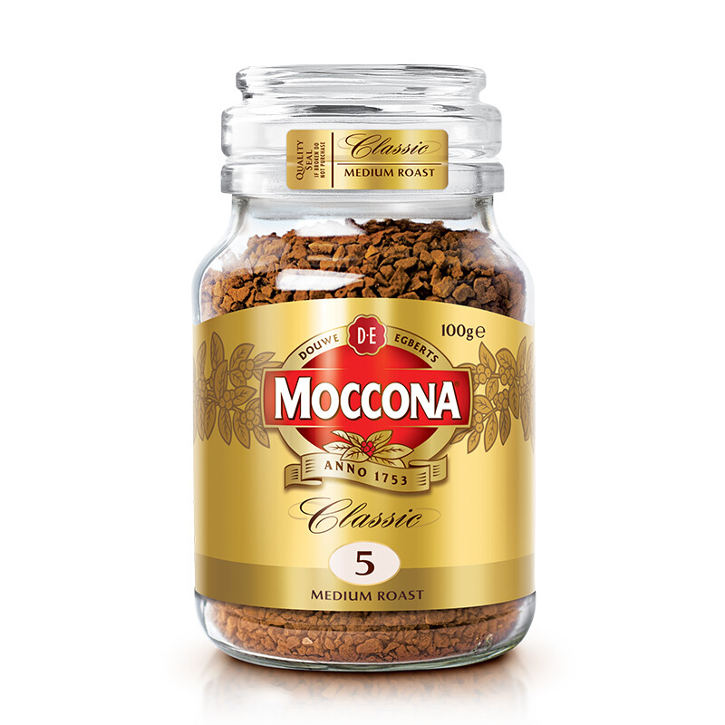 Moccona 摩可纳 经典5号 冻干速溶咖啡粉 100g 38.55元（需买2件，需用券）