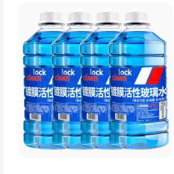 百亿补贴、PLUS：LOCKCLEAN 汽车防冻玻璃水 去油膜1.3L * 4瓶 6.77元