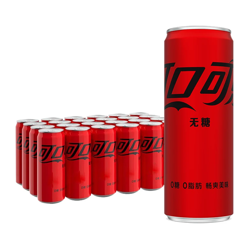 可口可乐 无糖 330ml×24罐 28.96元 - 线报酷