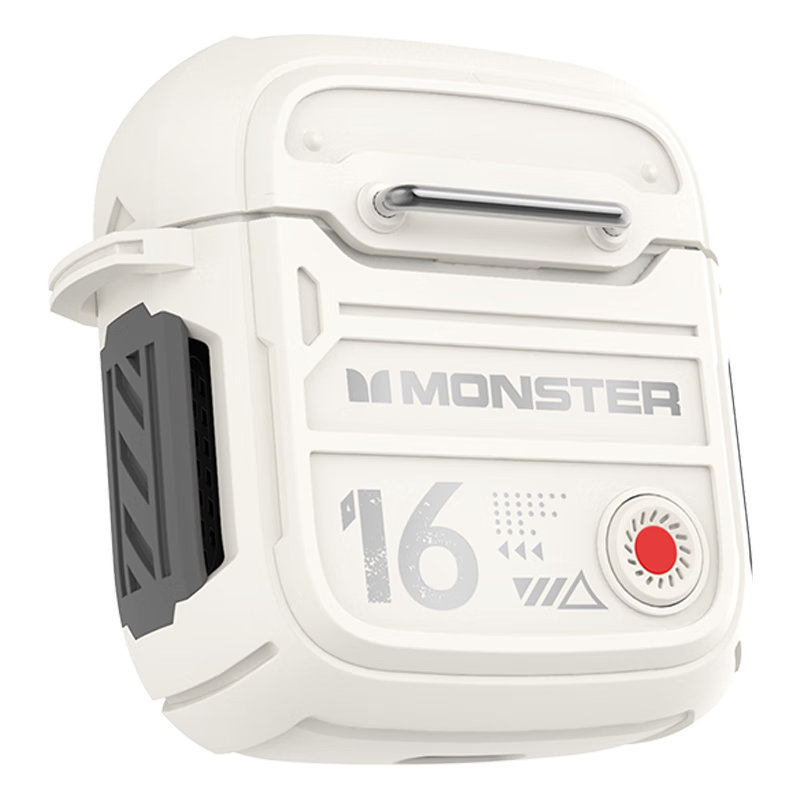 京东百亿补贴，PLus会员:魔声（Monster）【机甲风】XKT16半入耳式蓝牙耳机米