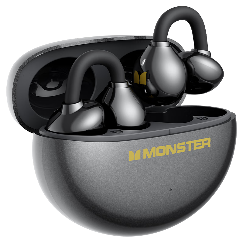 魔声 Airclip AC200 耳夹式主动降噪耳机 黑色（AI双模型+4G超轻） 68元