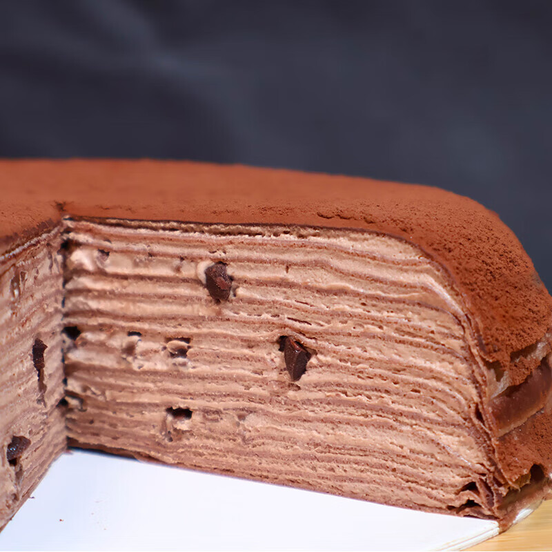 PLUS会员：贝优谷 榴莲千层巧克力蛋糕 巧克力*5盒 34.2元包邮（需用券）