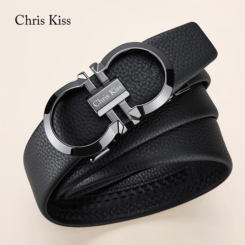 Chris Kiss 皮带男真皮自动扣 79元（需用券）