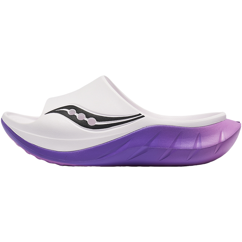 88VIP：索康尼 saucony CRADLE摇篮2运动拖鞋男女时尚一脚蹬缓震舒适凉鞋44.5 浅