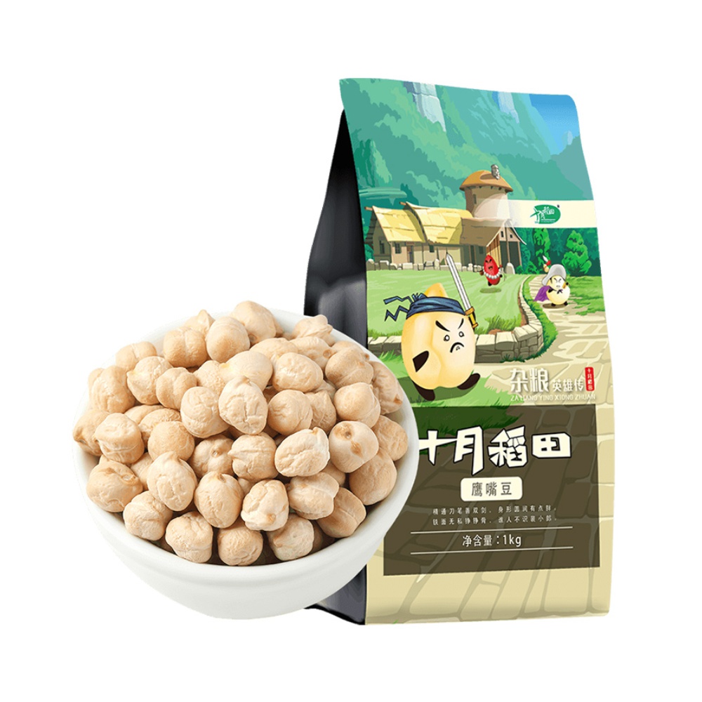 十月稻田 SHI YUE DAO TIAN 鹰嘴豆 1kg 24.9元（需用券）