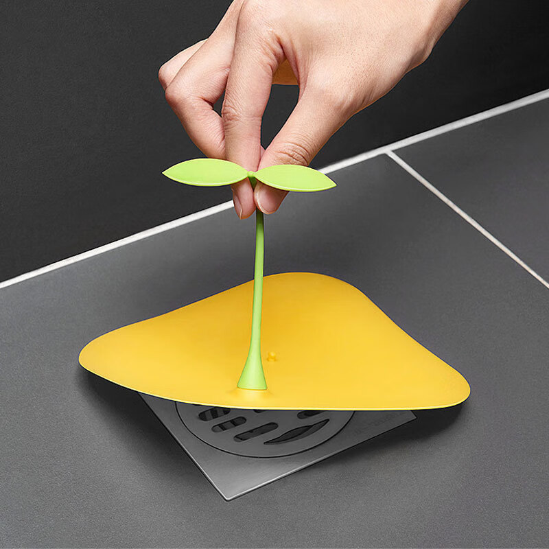 尔选 家用硅胶小豆芽地漏盖 2个装 5.9元