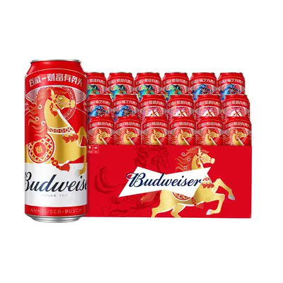 88VIP：百威 醇正啤酒 450ml*18听 红罐装 55.94元包邮（需凑单）