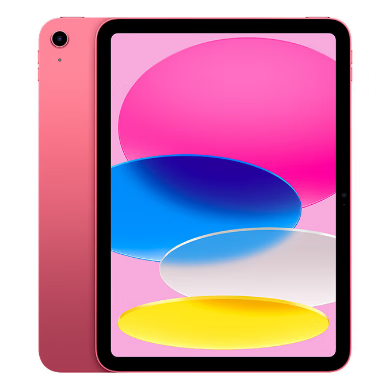 plus会员、京东百亿补贴:iPad 10代 256G 粉色 3610.86元包邮