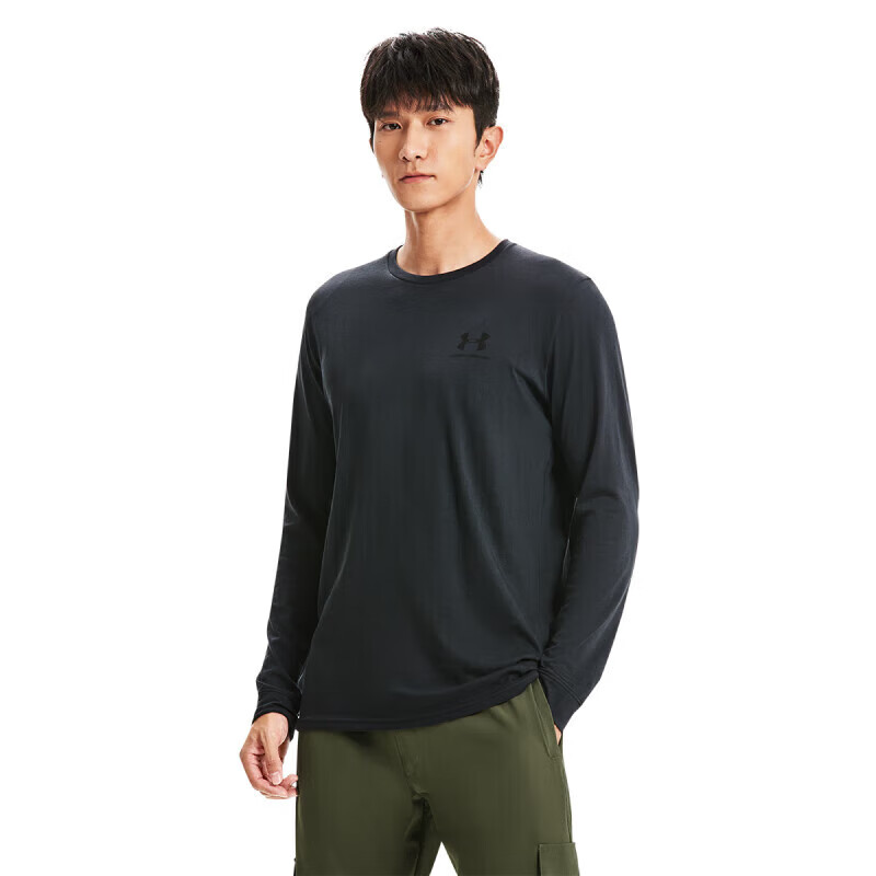 PLUS会员：安德玛 Sportstyle Left Chest 男款运动长袖 1329585 85元（需凑单，实付10