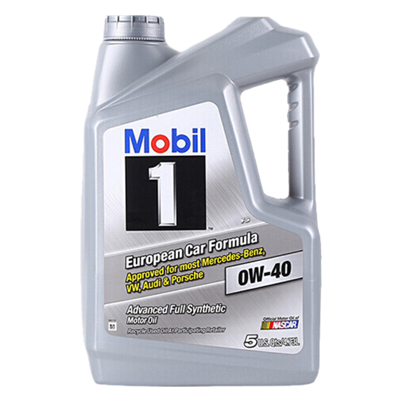 美孚 1号系列 0W-40 SN级 全合成机油 4.73L 美版 239元（需用券）
