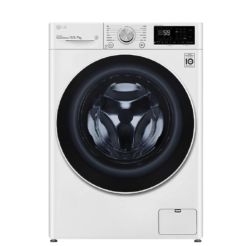 LG 乐金 纤慧系列 FLX10M4W 冷凝式洗烘一体机 10.5kg 白色 2499元