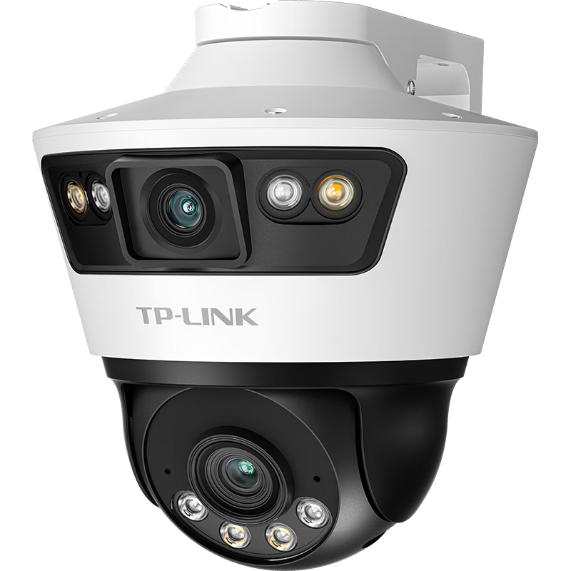 双 11 狂欢、PLUS会员：TP-LINK 双摄600万 枪球联动 全彩超清摄像头 家用监控器