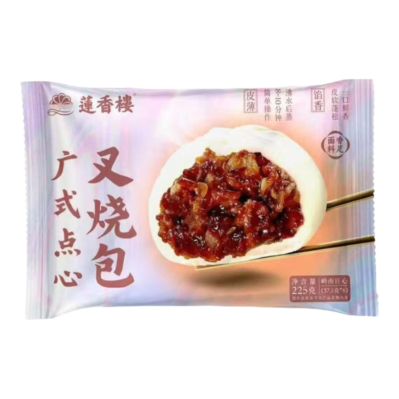 莲香楼 广式早茶叉烧包225g*1袋 8.43元 - 86线报 莲香楼 广式早茶叉烧包225g*1袋 8.43元 - 86线报