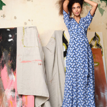 Rue La La：DVF 美裙专场！赵丽颖同款不同色 Darrius 连衣裙$87 低至1折