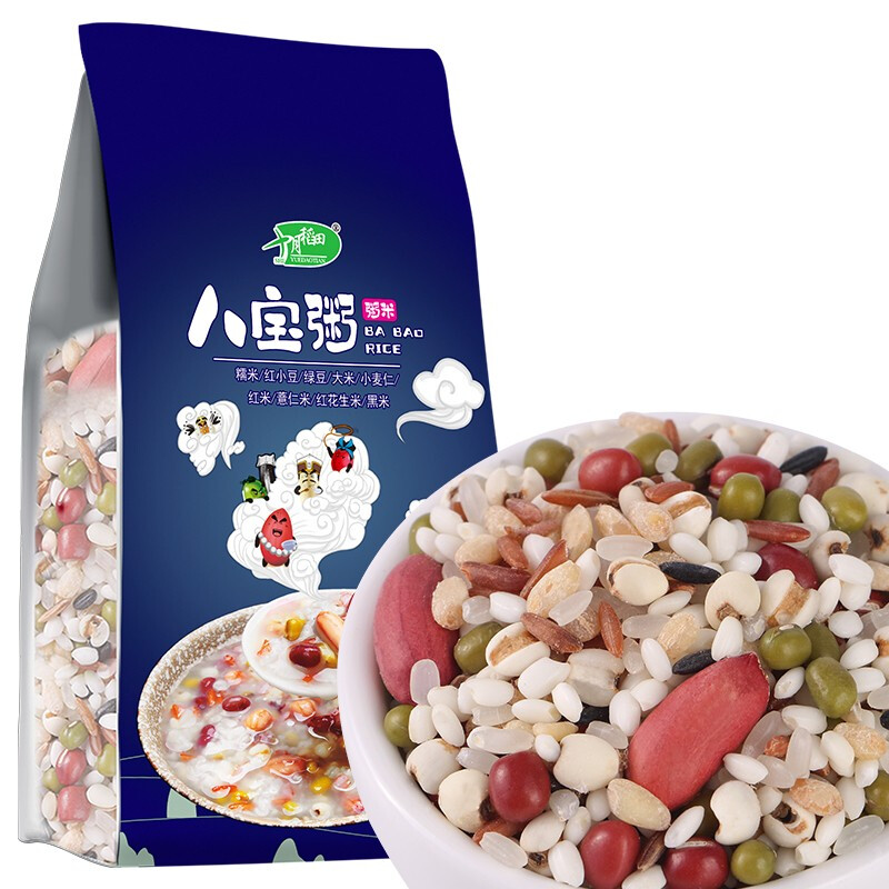 SHI YUE DAO TIAN 十月稻田 八宝粥米 1kg 6.22元（需用券）