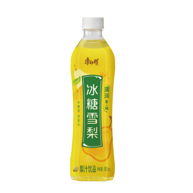 康师傅 冰糖雪梨 500ml*5瓶 仅2.18元/瓶（共10.9元）