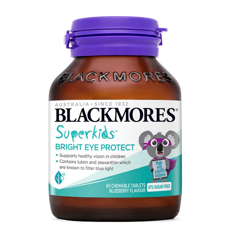 澳佳宝 叶黄素儿童护眼蓝莓味小超人咀嚼片60片 84.55元