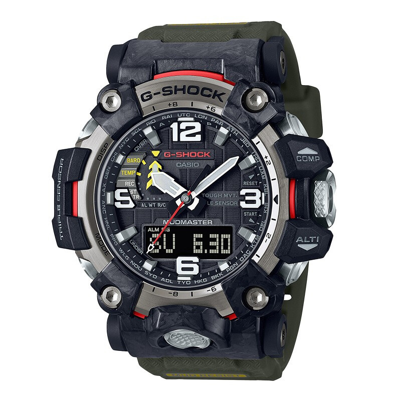 CASIO 卡西欧 G-SHOCK 陆地系列 54.4毫米太阳能电波腕表 GWG-2000-1A3 620元（需用券