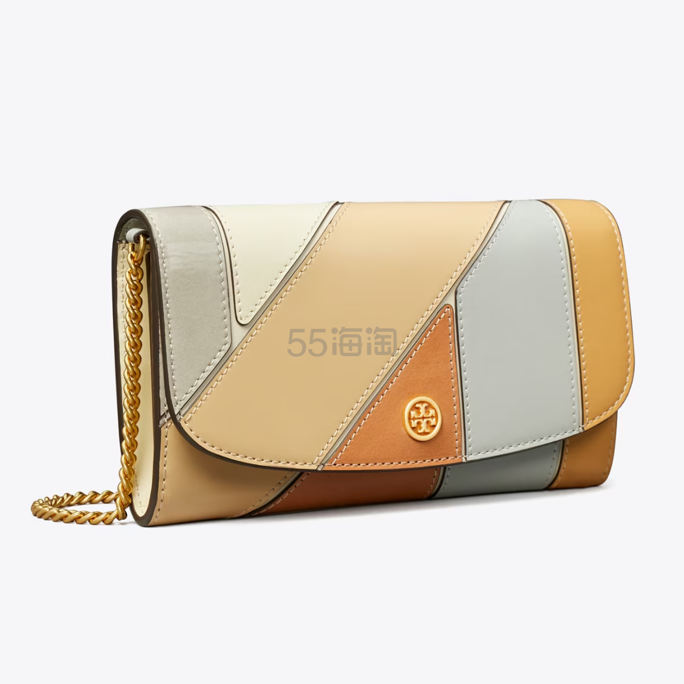 Tory burch 汤丽柏琦 Robinson 拼色链条包