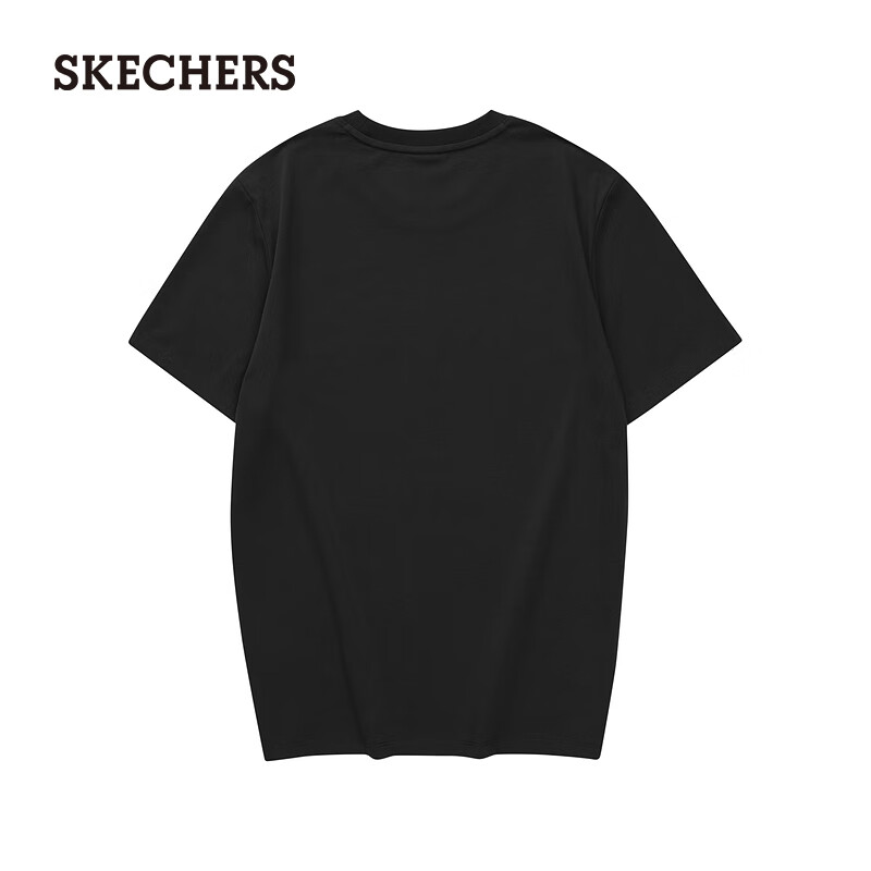 plus会员:斯凯奇（Skechers）简约透气 针织百搭情侣运动 上衣 男女同款 64.05元包邮