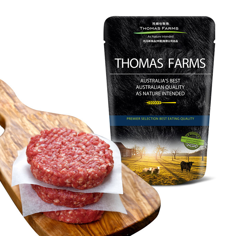 Thomas Farms 托姆仕牧场 谷饲安格斯牛肉饼 500g 26.49元（需用券）