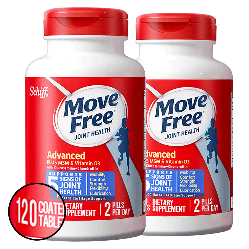 Move Free 益节 氨糖软骨素钙片 120粒 112.2元（需买2件，双倍优惠）