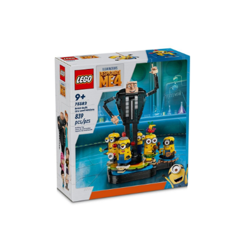 88VIP：LEGO 乐高 75582 格鲁与小黄人拼搭积木儿童玩具礼物 300.2元