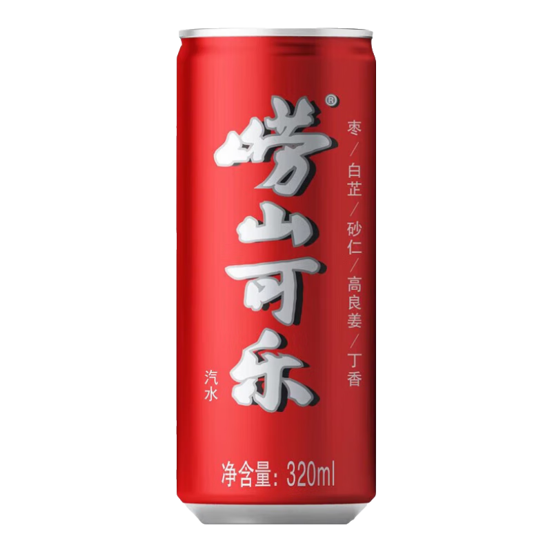 Laoshan/崂山 可乐汽水 中华 320ml*12罐 22元包邮（需领券）