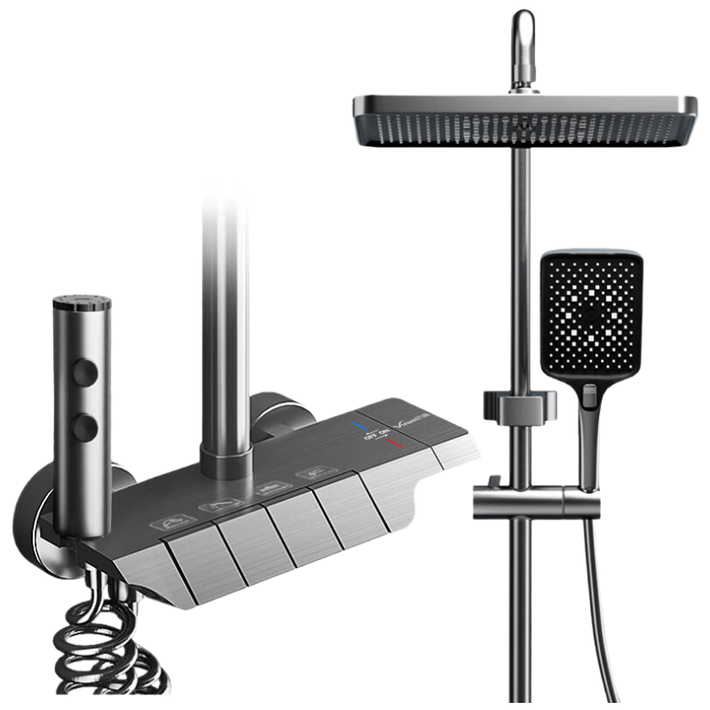 再降价：万和 Vanward 淋浴花洒套装 琴键增压喷头 7041Q 全套送安装 231.96元