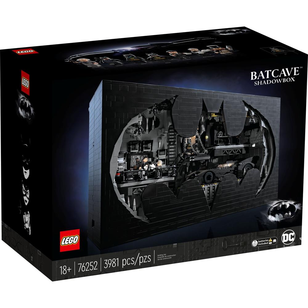 京东百亿补贴、PLUS会员：LEGO 乐高 Batman蝙蝠侠系列 76252 蝙蝠洞 影盒 2019.6元