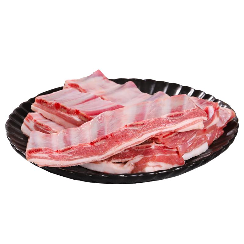 鲜京采 宁夏盐池滩羊 羊小排2斤 羊排条 羔羊原切羊肉 生鲜冷冻烧烤清炖 盐