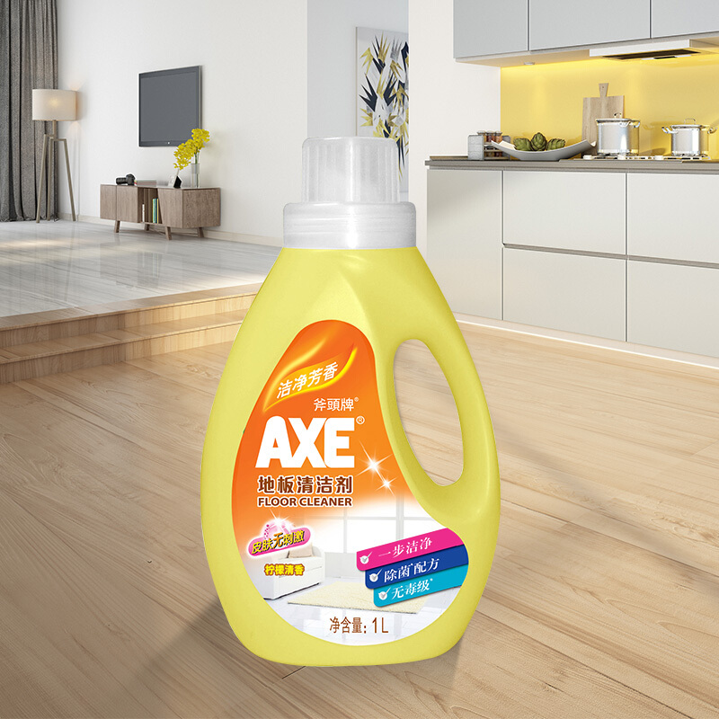 AXE 斧头 牌 地板清洁剂 1L 柠檬清香 3.76元（需用券）