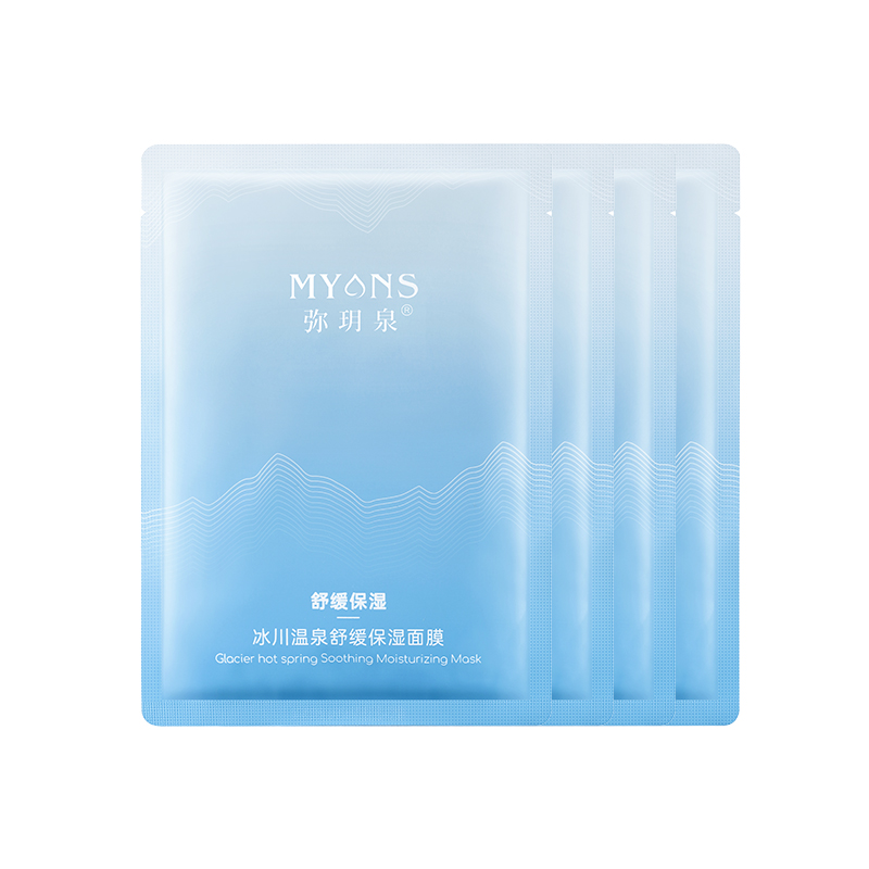 弥玥泉 MYANS 冰川温泉保湿舒缓面膜*4片 ￥8.9