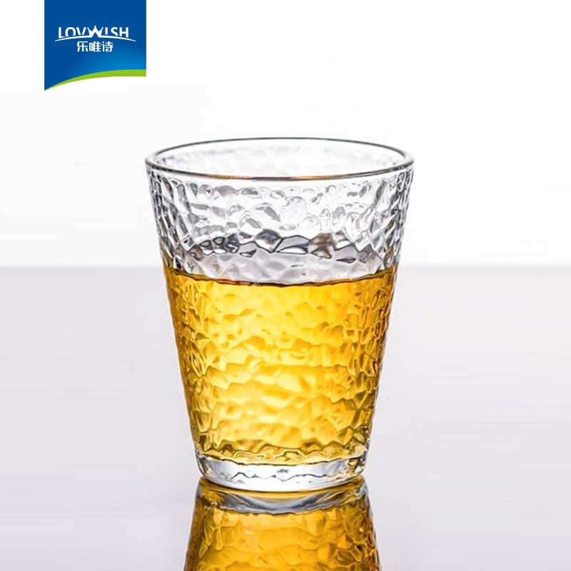LOVWISH 乐唯诗 锤纹玻璃杯 220ml 4.59元