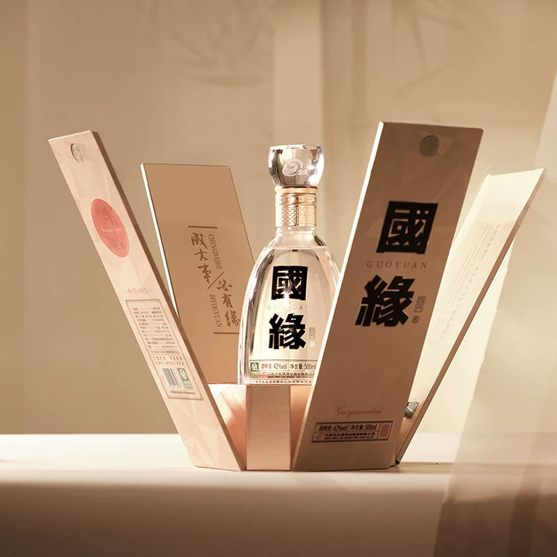 今世缘 国缘系列 国缘 四开 42%vol 浓香型白酒 500ml 单瓶装 414.5元 - 线报酷