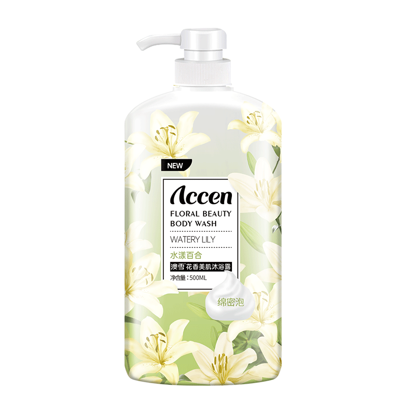 澳雪（accen)香氛美肌花果香沐浴露套装留香沐浴液 500ml*3百合+樱花+橙花 ￥39